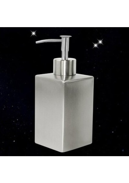 Yükseklik - 330ML-304 Paslanmaz Çelik El Sabunu Şişesi Sabunluk Duş Losyonu Şampuan Temizleyici El Yıkama Şişesi (Yurt Dışından)