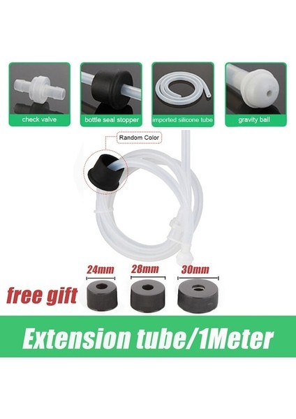 Uzatma Tüpü-Mutfak Lavabo Sıvı Sabunluk Pompaları Paslanmaz Çelik Kafa Lavabo El Losyonu Sabunluklar Tüp Hortumlu Şişe Aksesuarları (Yurt Dışından)