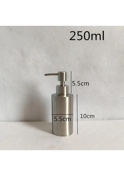 550ML-PASLANMAZ Çelik 250ML 350ML 550ML Sıvı Sabunluk Mutfak Banyo Losyon Pompa Şişesi Çok Fonksiyonlu Lavabo Deterjan Kaynağı (Yurt Dışından) indirimleri
