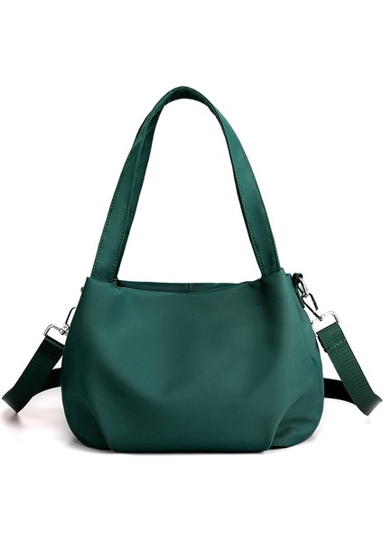 2024 Yeni Moda Naylon Bez Çanta Trendy Omuz Crossbody Çanta Hafif Çok Yönlü Rahat Çanta Küçük Taze Çanta (Yurt Dışından)