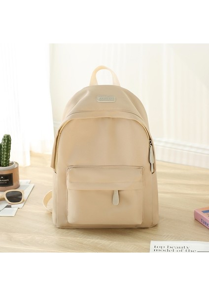 Sırt Çantası Basit Büyük Kapasiteli Sırt Çantası Kadın Orman Okul Çantası (Yurt Dışından)