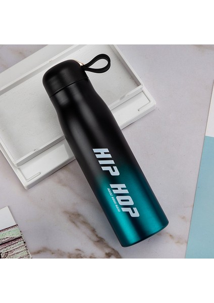 304 Paslanmaz Çelik Açık Hava Sporları Taşınabilir Saplı Vakum Çift Katmanlı Yalıtımlı Fincan Degrade (Yurt Dışından)