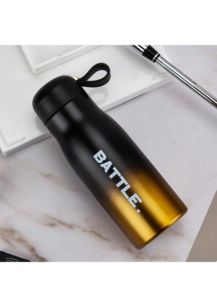 304 Paslanmaz Çelik Açık Hava Sporları Taşınabilir Saplı Vakum Çift Katmanlı Yalıtımlı Fincan Degrade (Yurt Dışından)