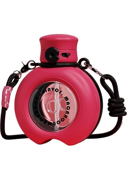 Plastik Bardak Yaratıcı Şeffaf Su Bardağı Taşınabilir Büyük Kapasiteli Açık Spor Su Pipetli Şişe Bardak (Yurt Dışından)