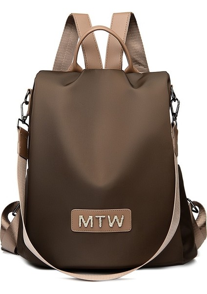 2024 Yeni Oxford Kumaş Mektup Su Geçirmez Sırt Çantası Bir ve Iki Omuz Için Şık ve Çok Yönlü (Yurt Dışından)