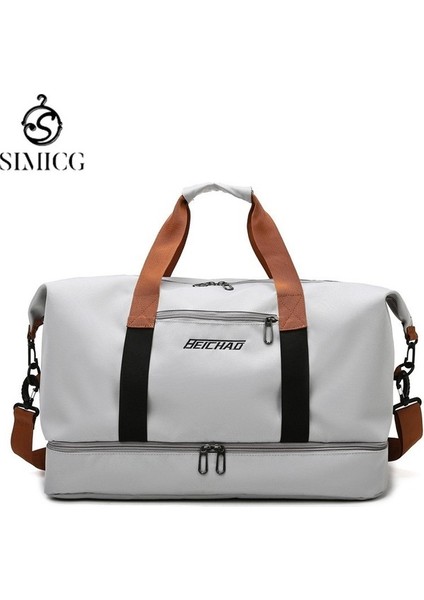 High Quality ShoeBag Sımıcg Büyük Kapasiteli Islak ve Kuru Seyahat Fitness Çantası. (Yurt Dışından)
