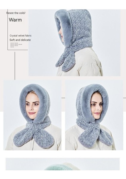 High Quality ShoeBag Kadın Şapka Tek Parça Peluş Başlık (Yurt Dışından)