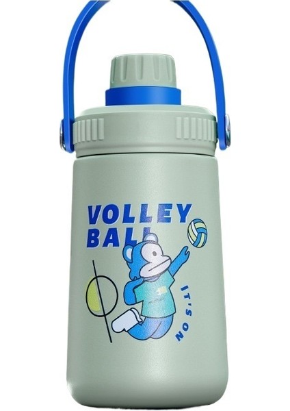 304 Paslanmaz Çelik Termos Bardak Taşınabilir Spor Su Bardağı 360 ml Sevimli Bardak (Yurt Dışından)