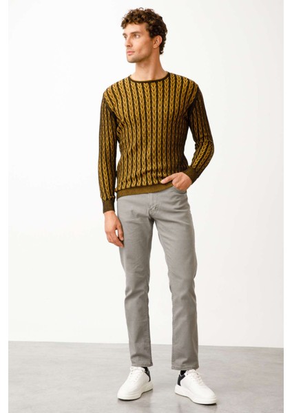 Erkek Siyah Standart Bisiklet Yaka Triko fırsatları