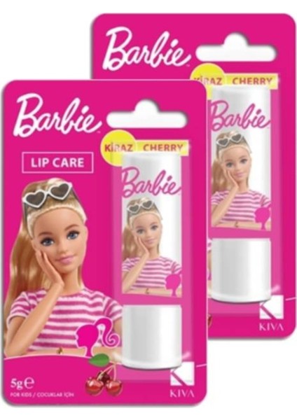 Barbie Kiraz Aromalı Dudak Koruyucu Lipcare 5 gr (2 Adet)