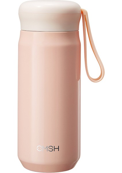 Kızlar Için Paslanmaz Çelik Termos Bardak, Yüksek Görünümlü Su Bardağı, Yüksek Sıcaklığa Dayanıklı Ev Tipi Taşınabilir Bardak 410ML (Yurt Dışından)