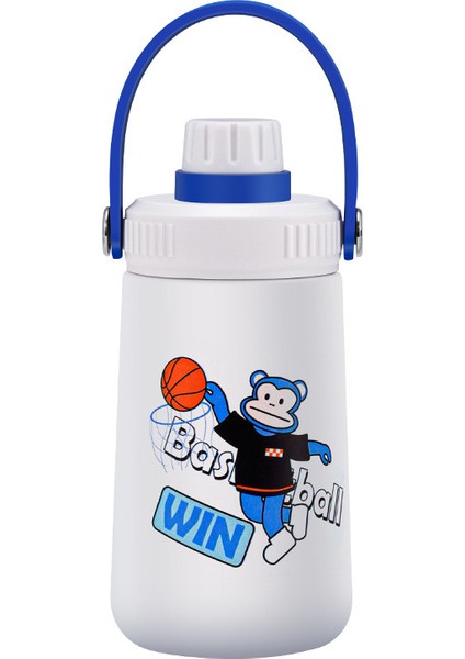 304 Paslanmaz Çelik Termos Bardak Taşınabilir Spor Su Bardağı 360 ml Sevimli Bardak (Yurt Dışından)