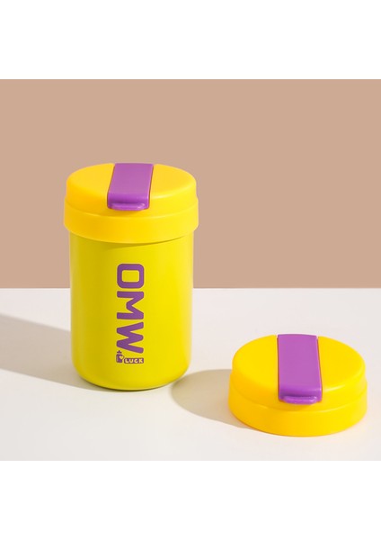 Yüksek Görünümlü Paslanmaz Çelik Hasır Bardak Mini Taşınabilir Ton Ton Yalıtımlı Bardak Moda Kahve Fincanı 400 ml (Yurt Dışından)