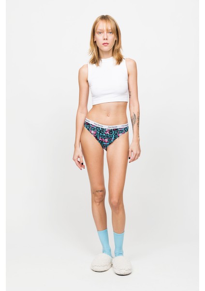 Desenli Kadın Slip Külot – Unique Effect – Love Bunny modelleri