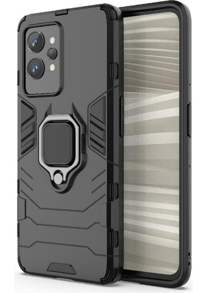 Realme Gt 2 Pro Kickstand Darbeye Kapak Için Kılıf 360 &deg; Dönen Halka Damla (Yurt Dışından)