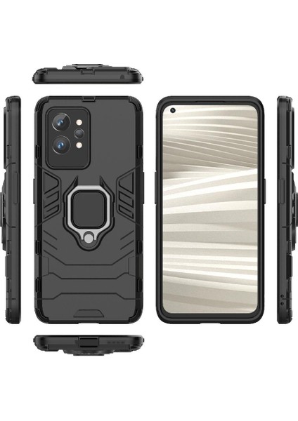 Realme Gt 2 Pro Kickstand Darbeye Kapak Için Kılıf 360 &deg; Dönen Halka Damla (Yurt Dışından) fırsatları