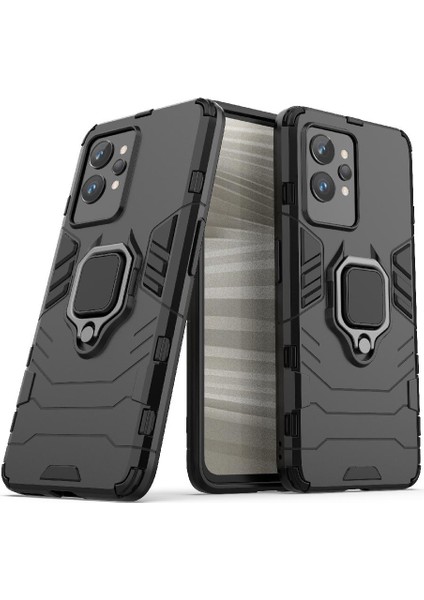 Realme Gt 2 Pro Kickstand Darbeye Kapak Için Kılıf 360 &deg; Dönen Halka Damla (Yurt Dışından) indirimleri