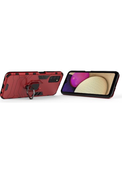 Samsung Galaxy A03S Askeri Damla Koruma 360 &deg; Dönen Halka (Yurt Dışından) indirimleri