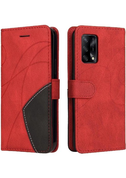 Kart Yuvası Standı Oppo A74 4g Pu Deri Flip Folio Telefon Kılıfı (Yurt Dışından)