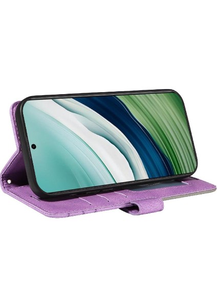 Kart Yuvası Standı ile Huawei Mate 60 Için Kılıf Pu Deri Flip Folio Kılıf (Yurt Dışından)