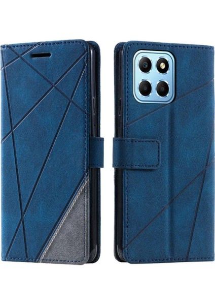 Onur Için Kılıf X8 5g/x6 4g Cüzdan Flip Folio Kart Tutucu Kickstand Pu (Yurt Dışından)