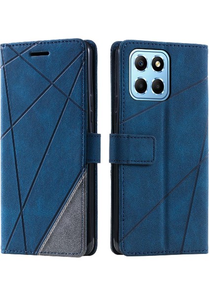 Onur Için Kılıf X8 5g/x6 4g Cüzdan Flip Folio Kart Tutucu Kickstand Pu (Yurt Dışından)