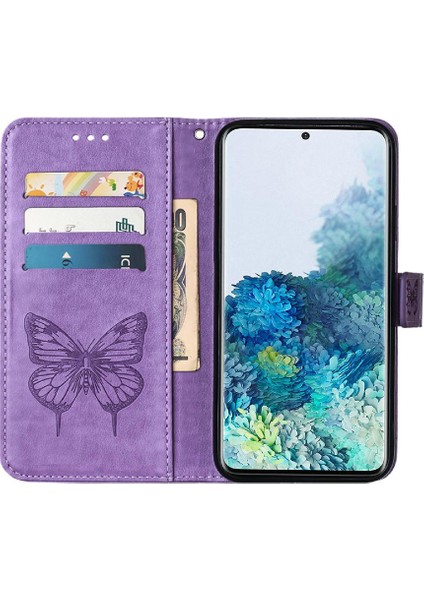 Samsung Galaxy S20 Artı 5g Kabartma Kelebek Premium Deri (Yurt Dışından) modelleri