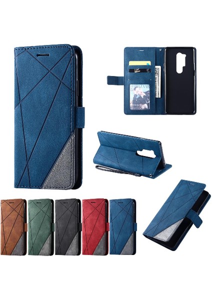 Oneplus 8 Için Kılıf Pro Cüzdan Flip Folio Manyetik Kart Tutucu Kickstand Pu (Yurt Dışından) modelleri