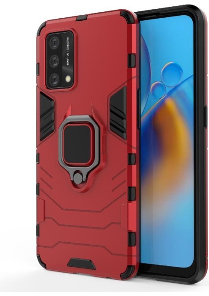Oppo A74 4g Kickstand Darbeye Kapak Askeri Damla Koruma Için Kılıf (Yurt Dışından)