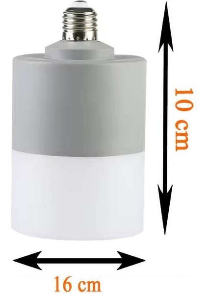 30W Oval Torch LED Ampul 6500K Beyaz Işık Dekoratif Jumbo LED Lamba