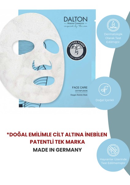 Face Care Bubbl Oksijenli Köpüren Canlandırıcı Kağıt Maske