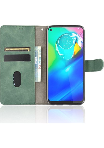 Motorola Moto G Güç Kart Tutucu ile Kickstand Deri Folyo (Yurt Dışından)