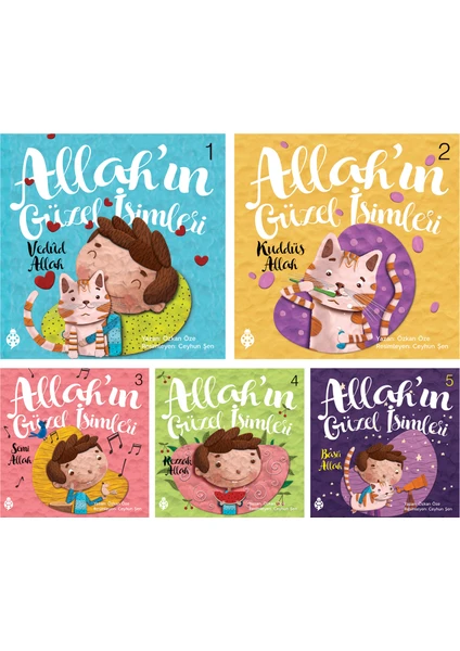 Allahın Güzel İsimleri 1. Set (5 Kitap) - Özkan Öze