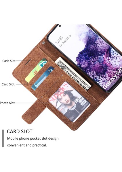 Samsung Galaxy S20 Manyetik Kart Tutucu Için Kılıf Kickstand Cüzdan Flip Pu (Yurt Dışından) indirimleri
