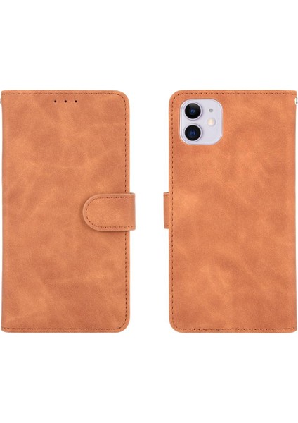 Iphone 11 Için Kılıf Deri Folio Flip Case Koruyucu Kapak Tam Kart (Yurt Dışından)