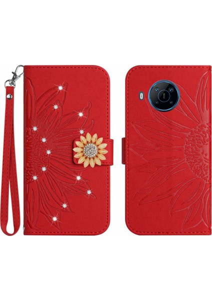 Nokia X20 Telefon Kılıfı Için Kılıf Kart Tutucu Pu Deri Flip Kapak Tpu (Yurt Dışından)