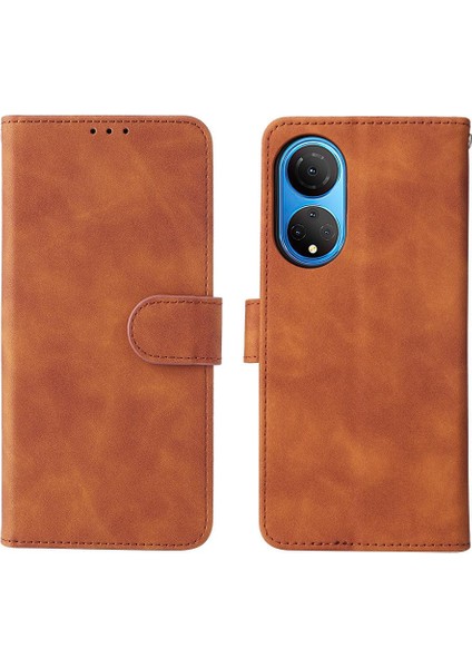 Kart Tutucu Kickstand Deri Folio Flip Case ile Onur X7 Için Kılıf (Yurt Dışından)