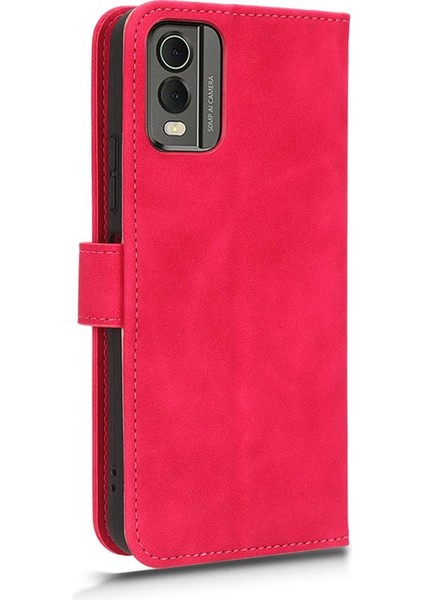 Kart Tutucu Kickstand Deri Folio Flip Case ile Nokia C32 Için Kılıf (Yurt Dışından)