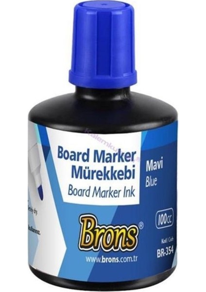 Board Marker Mürekkebi Mavi 100 cc BR-354