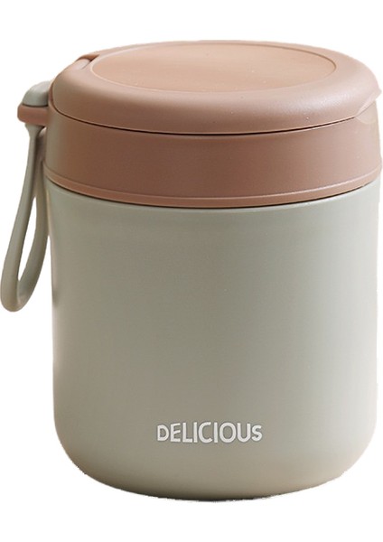 Yeni Japon Tarzı 304 Paslanmaz Çelik Yalıtımlı Çorba Bardağı Öğrenci Çorbası Püresi Süt Bardağı Kahvaltı Bardağı Taşınabilir Açık Bardak (Yurt Dışından)