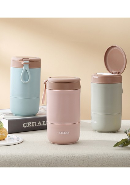 Yeni Japon Tarzı 304 Paslanmaz Çelik Yalıtımlı Çorba Bardağı Öğrenci Çorbası Püresi Süt Bardağı Kahvaltı Bardağı Taşınabilir Açık Bardak (Yurt Dışından) modelleri