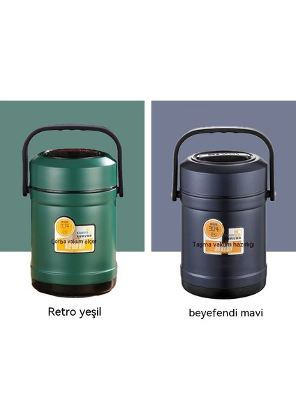 304 Paslanmaz Çelik Vakumlu Isı Yalıtımlı Öğle Yemeği Kutusu Büyük Kapasiteli Tencere Üç Katmanlı Çok Katmanlı Pirinç Kovası Öğrenci Bento Kutusu Sofra Takımı (Yurt Dışından) modelleri