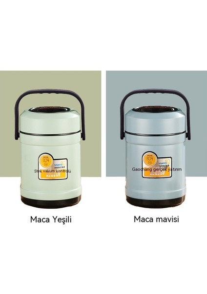 304 Paslanmaz Çelik Vakumlu Isı Yalıtımlı Öğle Yemeği Kutusu Büyük Kapasiteli Tencere Üç Katmanlı Çok Katmanlı Pirinç Kovası Öğrenci Bento Kutusu Sofra Takımı (Yurt Dışından) fırsatları