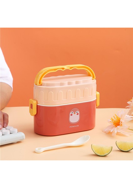 Yüksek Görünümlü Çift Katmanlı Öğle Yemeği Kutusu, Mühürlü Taşınabilir Öğle Yemeği Kutusu, Mikrodalgada Pişirilebilir Soğutmalı Öğle Yemeği Kutusu (Yurt Dışından) fırsatları