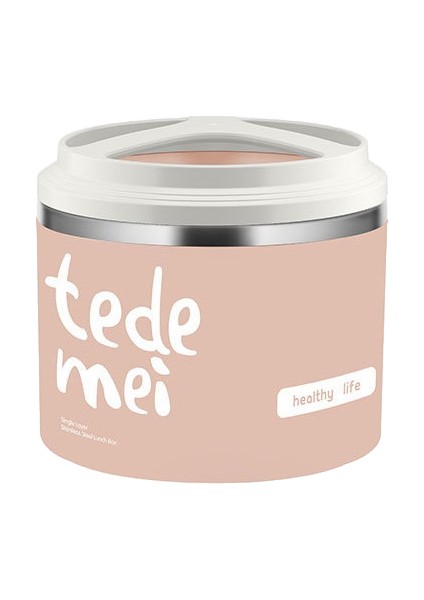 304 Paslanmaz Çelik Çorba Bardağı, Mühürlü ve Yalıtımlı Öğle Yemeği Kutusu Kovası, Yuvarlak Taşınabilir Çorba Kutusu (Yurt Dışından)