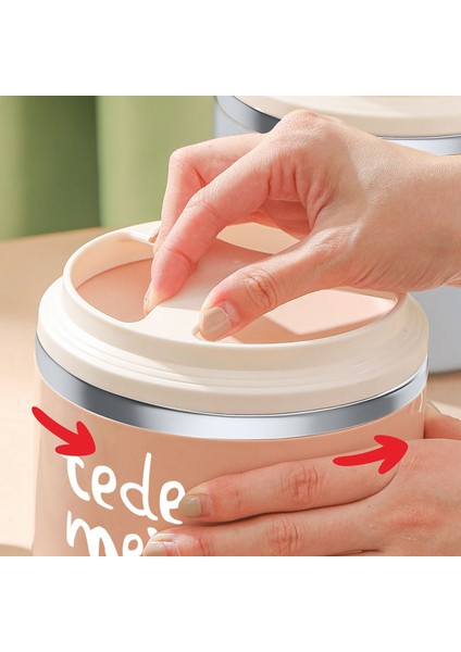 304 Paslanmaz Çelik Çorba Bardağı, Mühürlü ve Yalıtımlı Öğle Yemeği Kutusu Kovası, Yuvarlak Taşınabilir Çorba Kutusu (Yurt Dışından) fiyatları