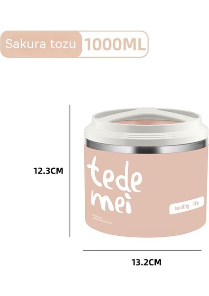 304 Paslanmaz Çelik Çorba Bardağı, Mühürlü ve Yalıtımlı Öğle Yemeği Kutusu Kovası, Yuvarlak Taşınabilir Çorba Kutusu (Yurt Dışından) indirimleri