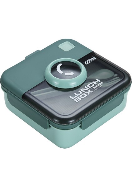 Kaşıklı ve Yemek Çubuklu Öğle Yemeği Kutusu, Mikrodalgada Pişirilebilen Iki Bölmeli Öğle Yemeği Kutusu, Öğrenci Öğle Yemeği Kutusu (Yurt Dışından)