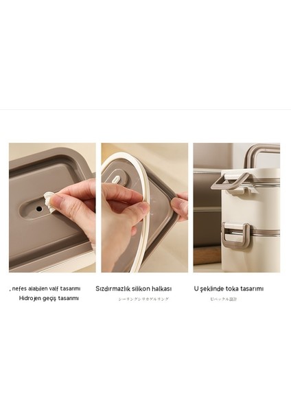 304 Paslanmaz Çelik Yalıtımlı Öğle Yemeği Kutusu, Çatal Bıçak Takımı ile Japon Dikdörtgen Üç Katmanlı Öğle Yemeği Kutusu, Mühürlü Öğrenci Taşınabilir Öğle Yemeği Kutusu (Yurt Dışından) modelleri