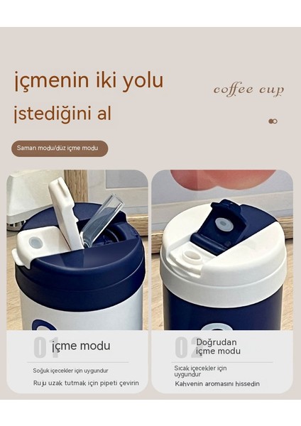 Çift Içecek Kahve Fincanı 316 Paslanmaz Çelik Yalıtımlı Bardak Sevimli Mini Çocuk Damlatmaz Bardak Öğrenci Hediye (Yurt Dışından) modelleri